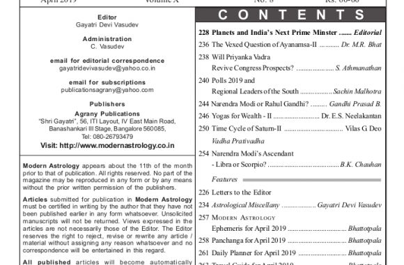 Apri 19 contents page